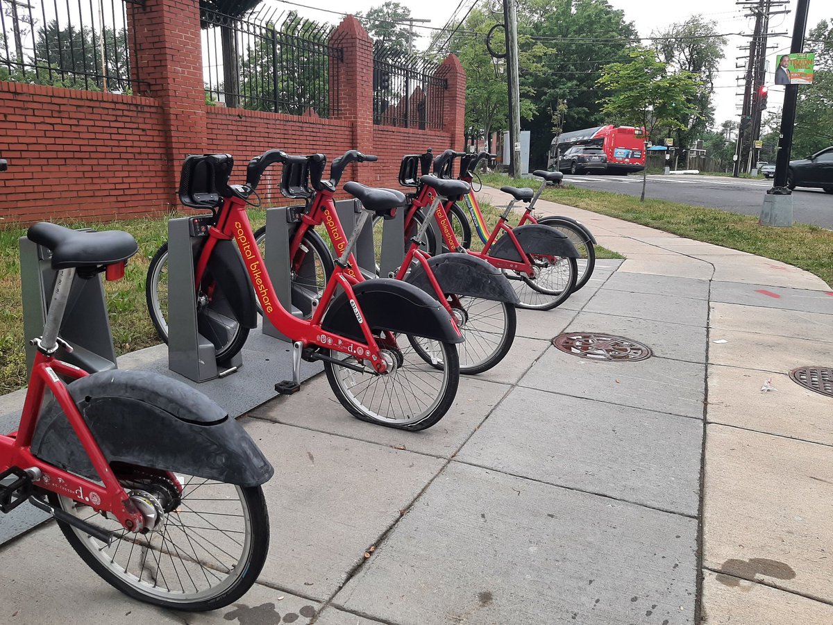 When discussing why #ward8 has fewer transporation or food resources, i rarely hear about the violence done to our public goods/services that occurs on a regular basis. Some neighbor slashed all the back tires at the docking station for the second time. #DCision24