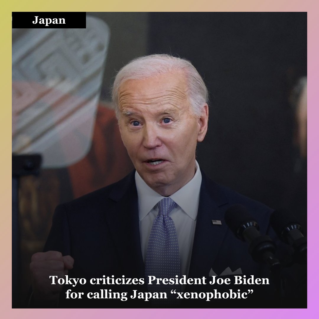 🗣️ Biden calls out China, Japan, Russia, and India as 'xenophobic' over immigration policies. Japan responds, clarifying its stance. The White House denies impact on U.S.-Japan relations, stressing shared values. 🇺🇸🇯🇵 #Biden #Immigration #USJapanRelations