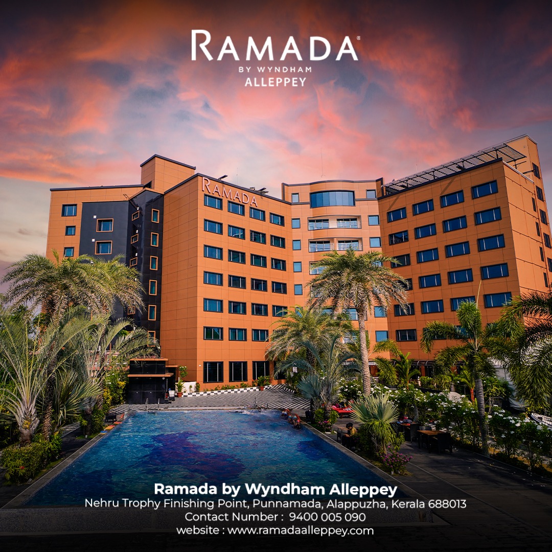 'Escape to serenity at Ramada by Wyndham Alleppey, where tranquil backwaters meet luxurious comfort.'

Ramada by Wyndham Alleppey
Nehru Trophy Finishing Point, Punnamada
Alappuzha, Kerala, 688001
Mail: reservations@ramadaalleppey.com
Call: 9400005090