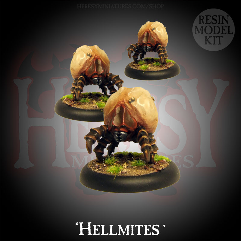 At least 3 people have ordered more than 6 of the Hellmites in the last week (which means I have to cast a bunch up suddenly). Coincidence, proxy for some game, or sinister Gubberment psy-op? You decide heresyminiatures.com/shop/index.php… or on Etsy for EU/Norway heresyminiatures.etsy.com/uk/listing/155…