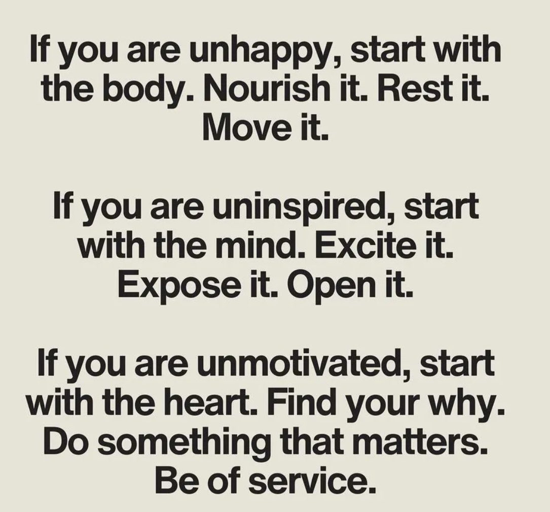 GM. Happy Monday. Word of today. You, starts with you. If you are unhappy make a change. Have a great day. VG😀❤️💯