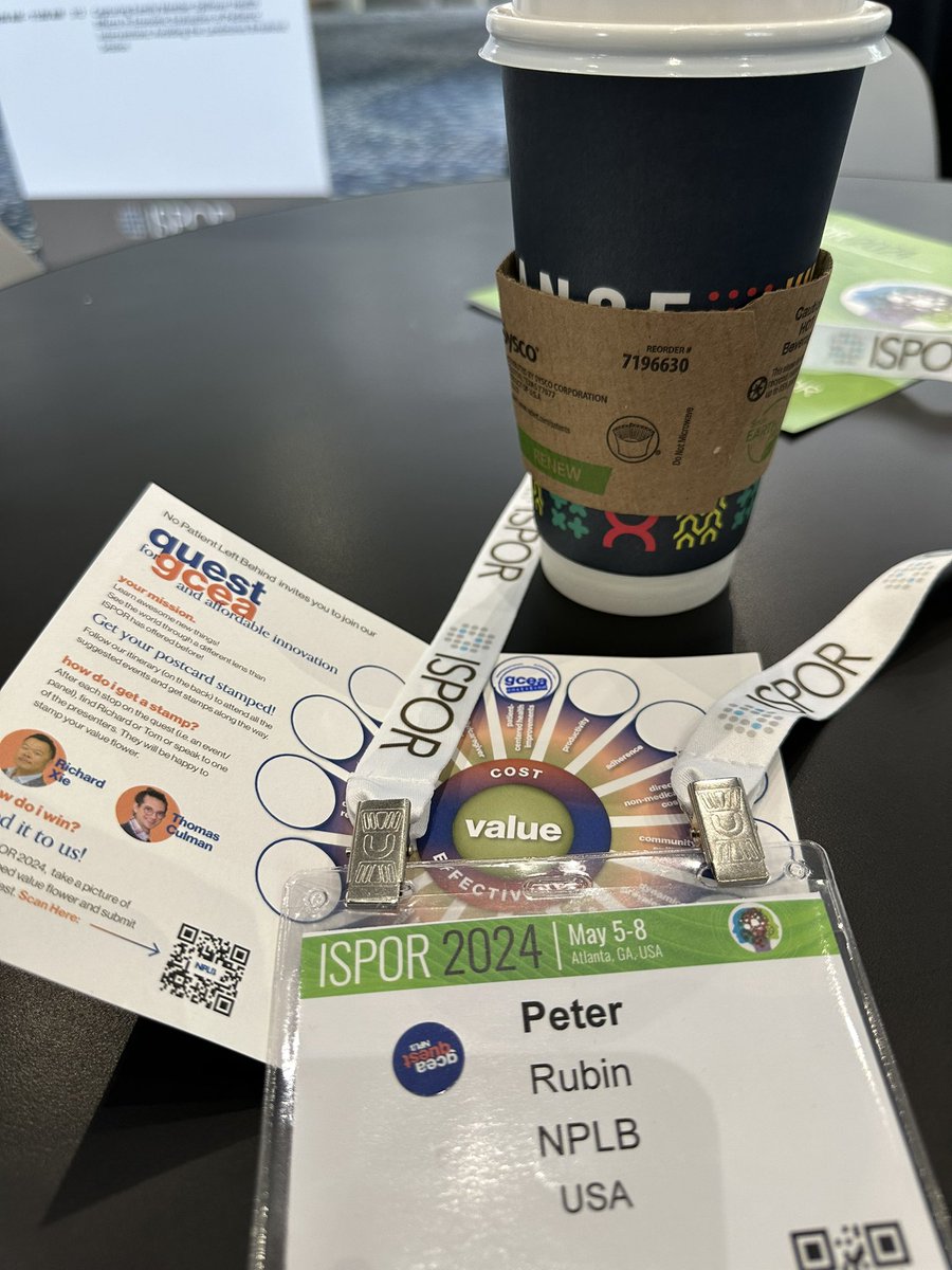 Caffeinated & ready to start collecting #GCEA_Quest stamps. Global #HEOR pricing at 10:15am in Room A411, Level 4. Get your #GCEA passport there! #ISPORAnnual