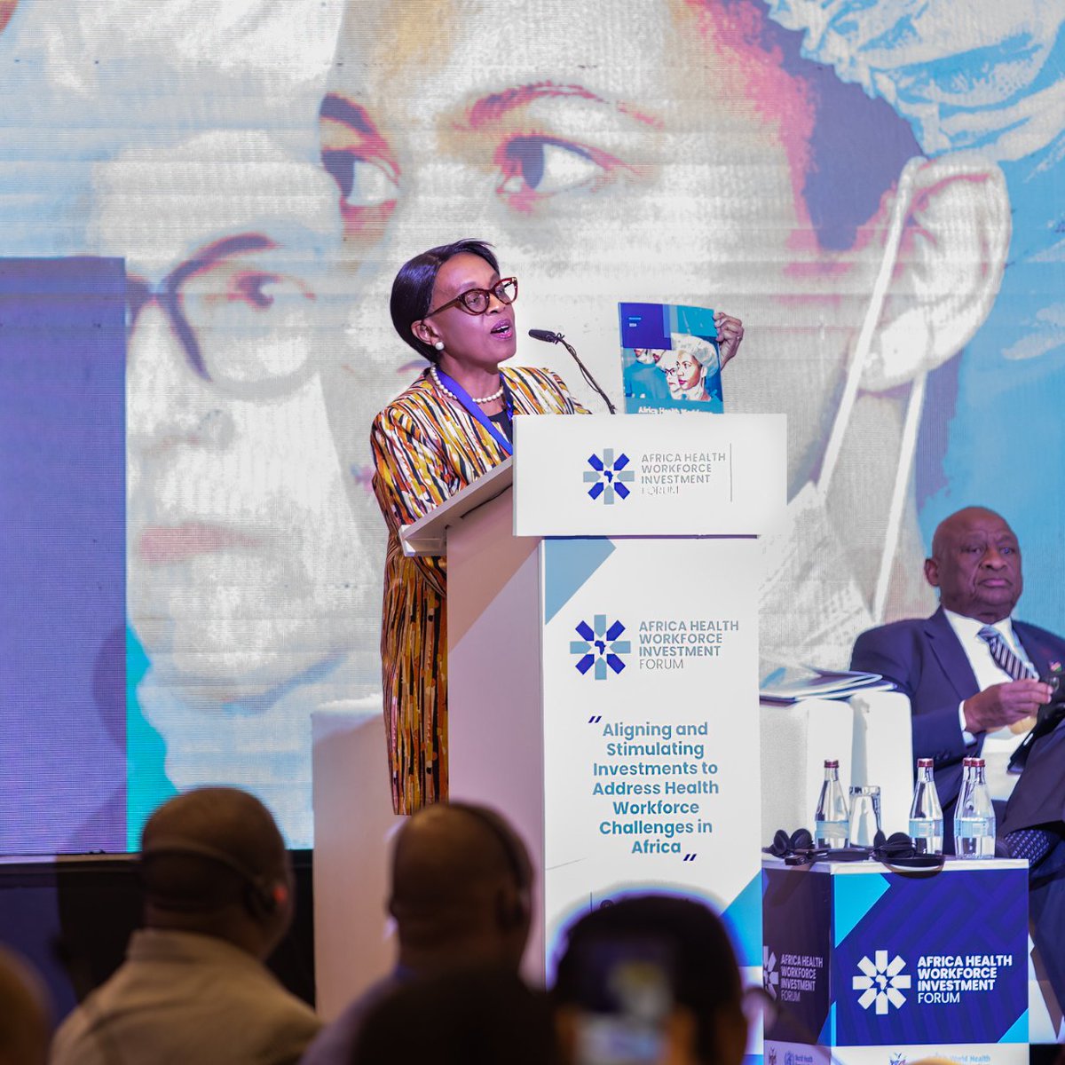 Today, in a major step forward for public health in the African region, @WHOAFRO, governments & partners launched the Africa Health Workforce Investment Charter, with the strong ambition to reinforce, grow and retain the health labour force. Read more: afro.who.int/sites/default/…