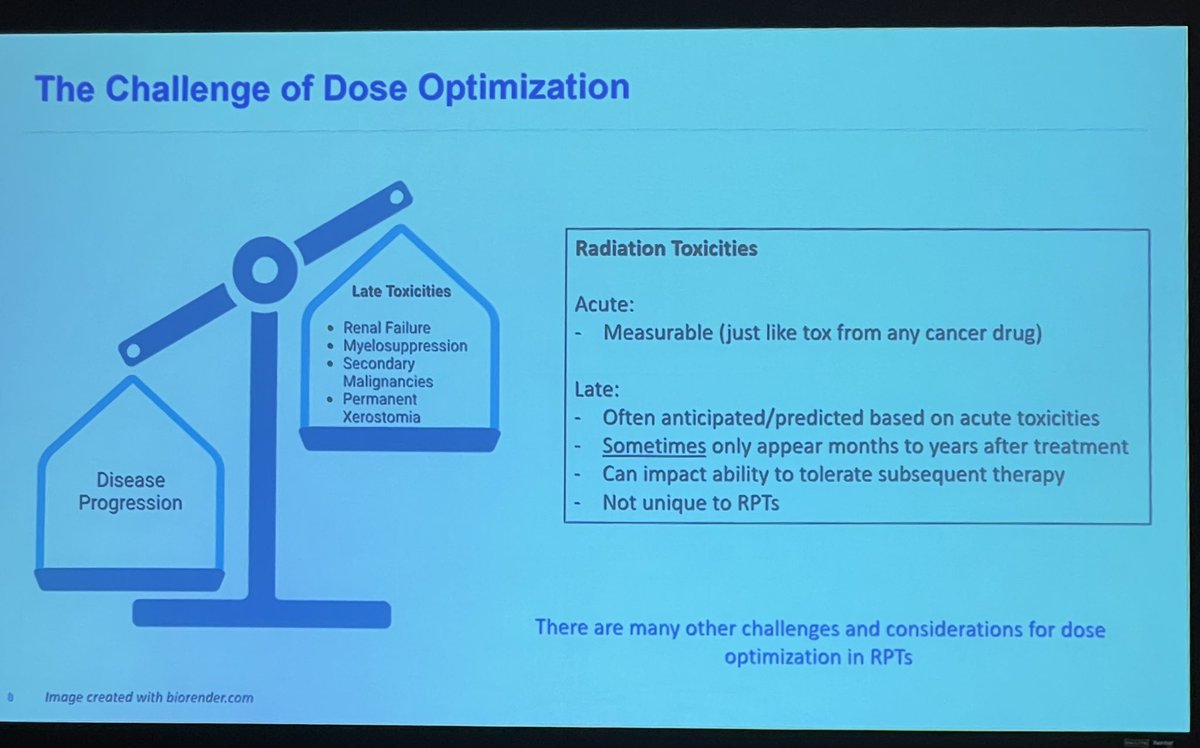 Amanda Walker, MD, gives an industry perspective on the challenges of dose optimization. Big emphasis on weighing the risk of disease progression vs. the risk of radiation exposure.