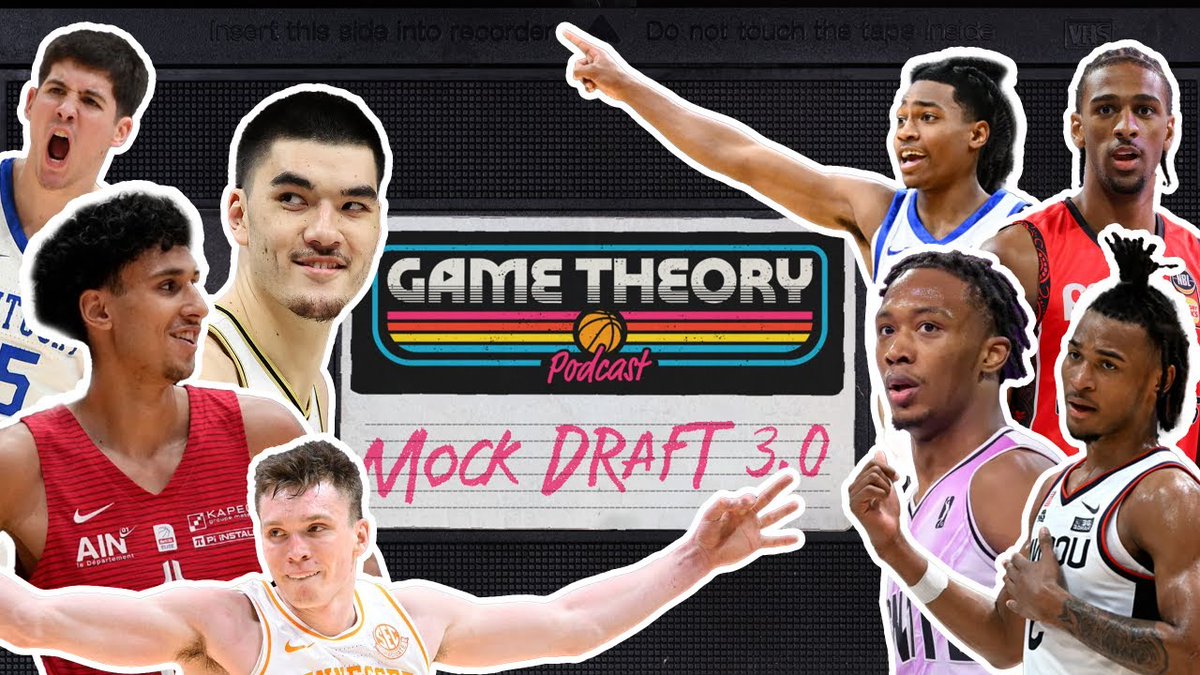 Hey, two things from me yesterday. First, @MotorCityHoops and I did a 2024 NBA Mock Draft heading into Lottery Week. Top-30 picks, deep dive into all of it. Podcast version should be up momentarily on your feeds. youtube.com/live/xi1lkOni7…