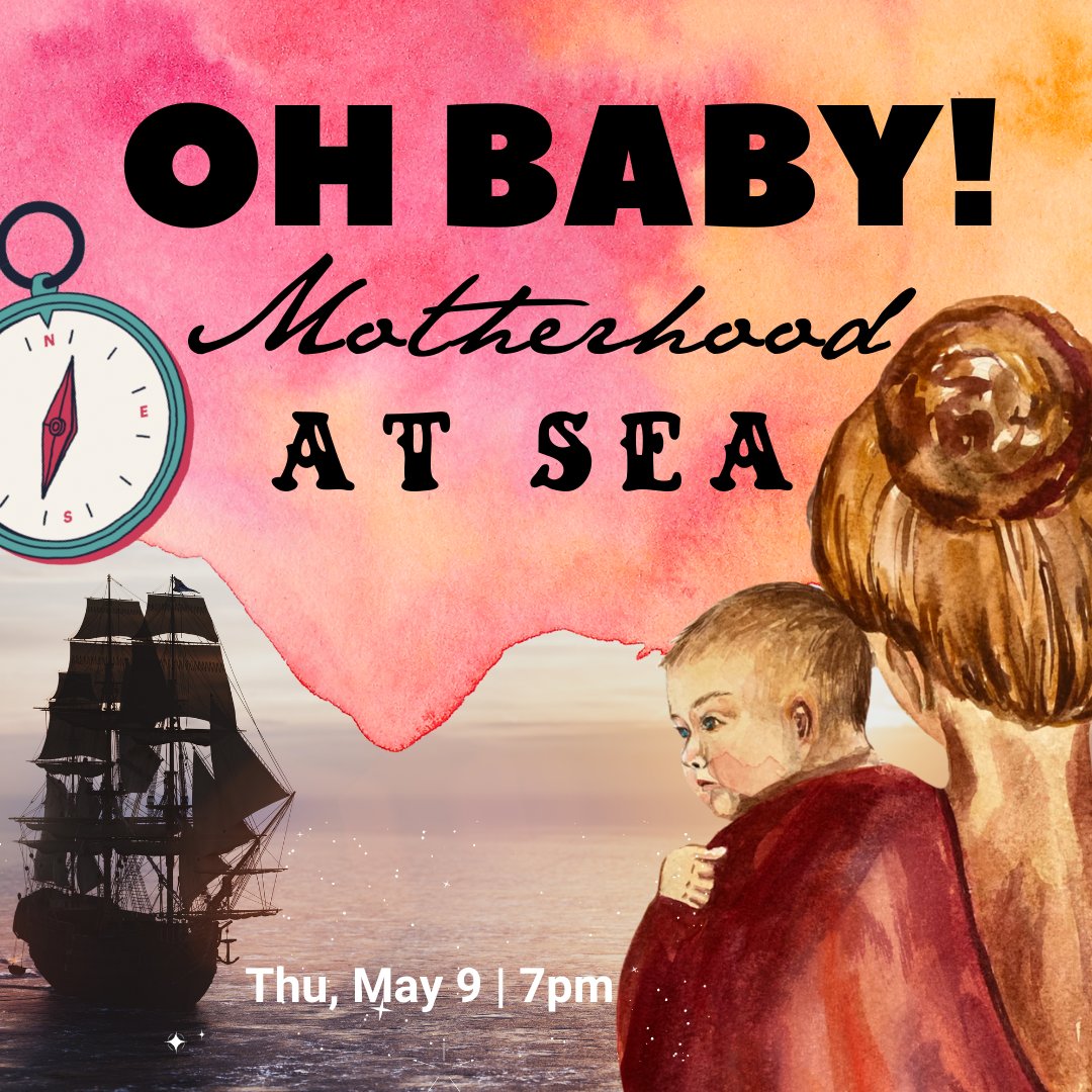 Join us this Thursday, May 9th, at 7pm for 'Oh Baby! Motherhood at Sea,' an online lecture exploring the unique experiences of 19th century whaling wives. Discover the challenges and joys of raising children at sea through diaries, letters, and more.