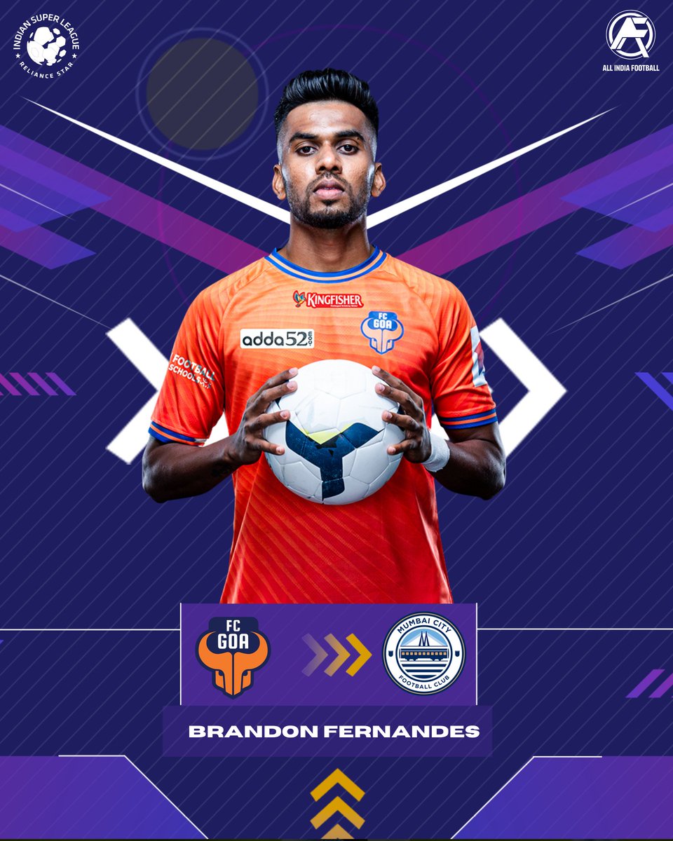 As per IFTWC, Brandon Fernandes has signed for Mumbai City FC on a free transfer 👀

Will it be a good move for the Islanders ?

#MumbaiCityFC #IndianFootball #allindiafootball #rumour #Transfers #FCGoa #MumbaiCityFC