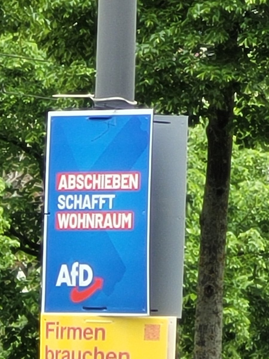 Hab dann auch das am wenigsten menschenfeindliche Plakat gefunden.