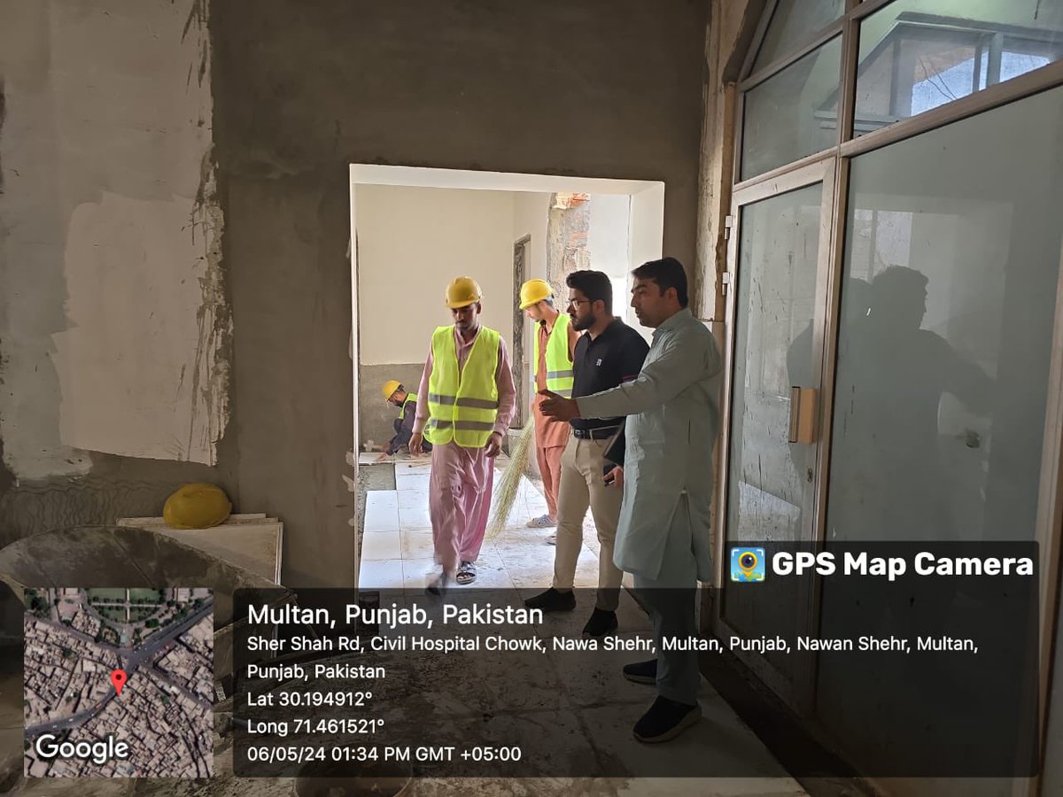 Rehabilitation work underway at Children Hospital Multan