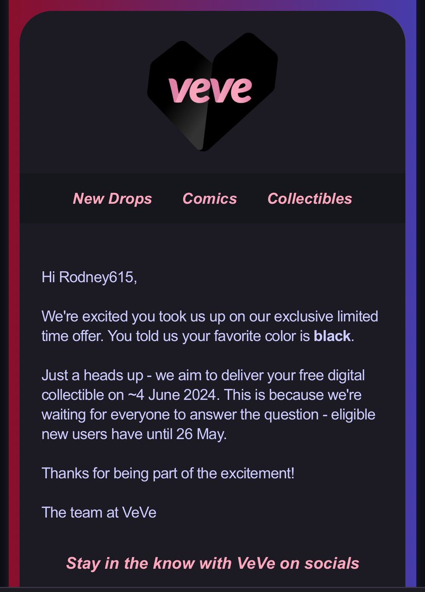 @veve_official @BLACKPINK Thanks VeVe!!