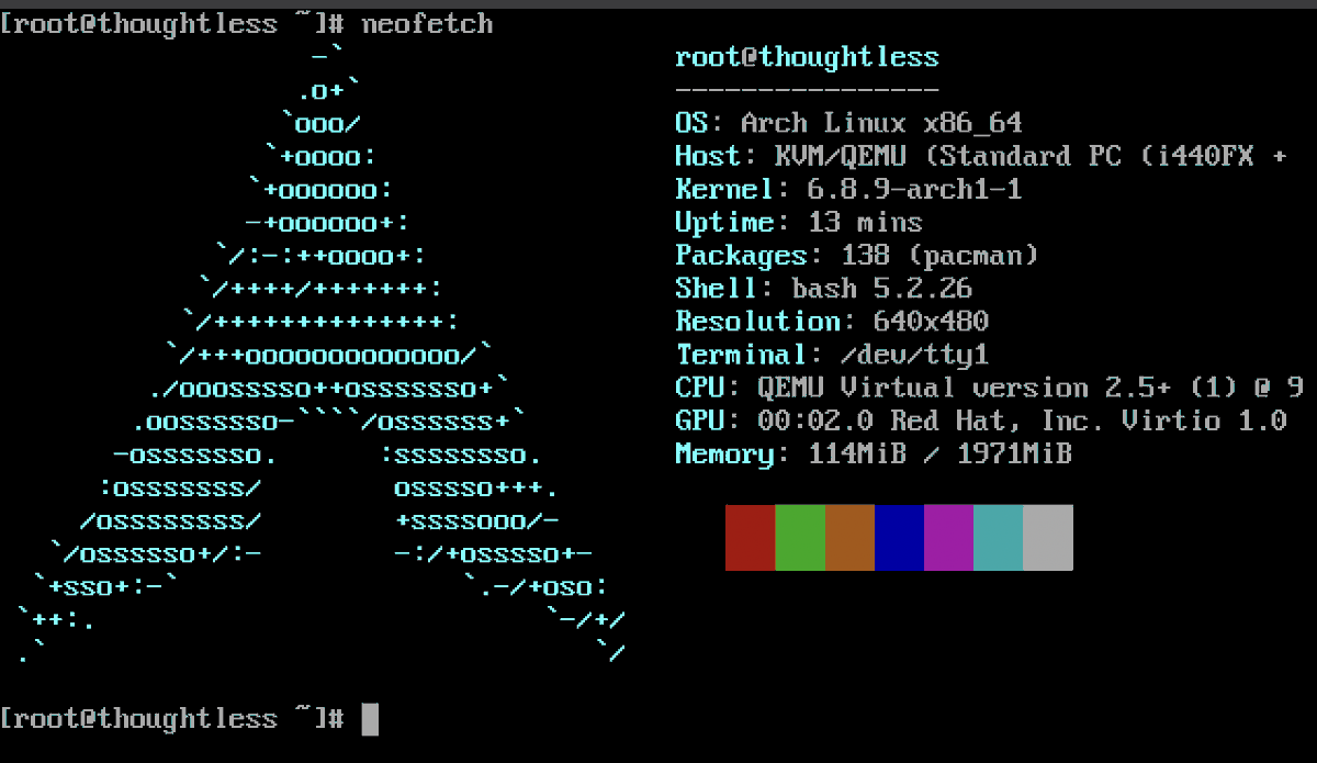 i use arch with qemu by the way