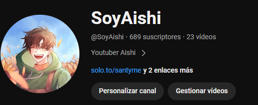 SoyAishii's tweet photo. Saben lo feliz que estoy?, estoy poco a poco a punto de llegar a los 1k subs, es una felicidad gracias a todos!! #youtube #1ksub https://t.co/dFRZsZZqtO