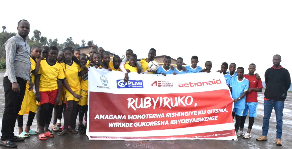 From March 26 to May 4, 2024, AAR, Nyaruguru District, Plan International Rwanda, and AEE united for youth football competitions, amplifying awareness on fighting gender-based violence and drug abuse.  #GBVPrevention, @NyaruguruDistr