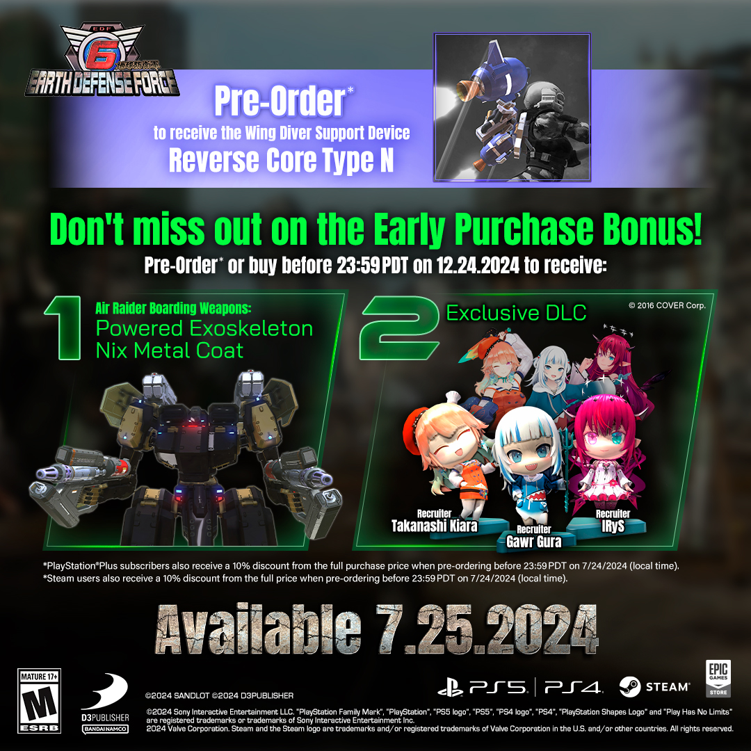 Earth Defense Force tweet media