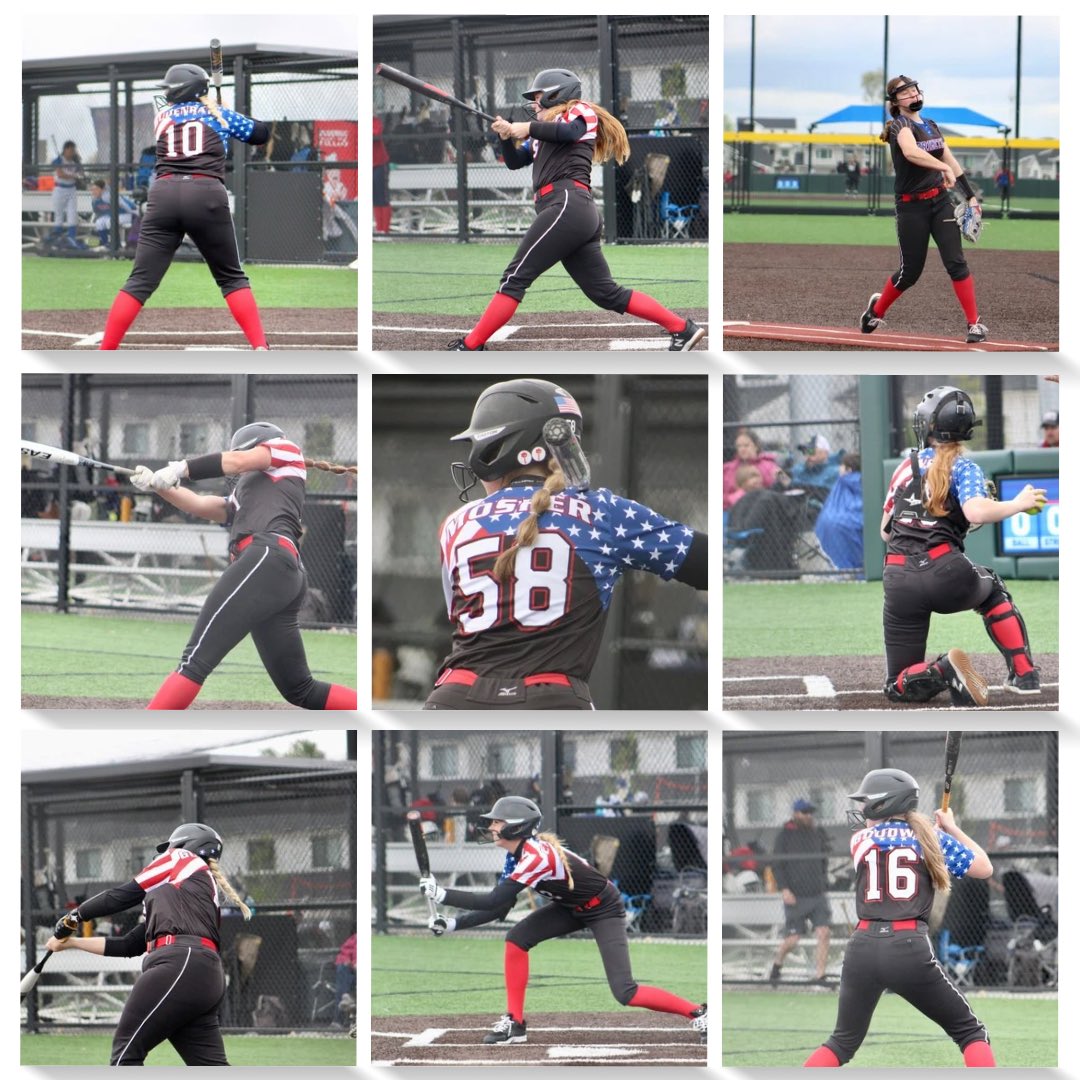 PrimetimeWeis's tweet image. 3-1 this weekend in Norwalk, IA. As a team we collected 46 hits (9 doubles, 3 triples, &amp;amp; 1 HR) &amp;amp; 36 RBIs. 

We scored 38 runs and only allowed 8. 

We will be back in Omaha this weekend at the Nikki G Classic.