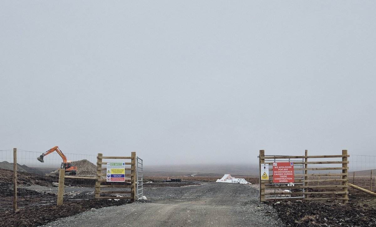 _focusnorth's tweet photo. The weather may be dreich at mainland Scotland's most northerly spaceport, but construction continues at pace at Sutherland Spaceport.
@orbexspace 
#focusnorth #sutherlandspaceport #thefutureishere https://t.co/3DLAslGT1R