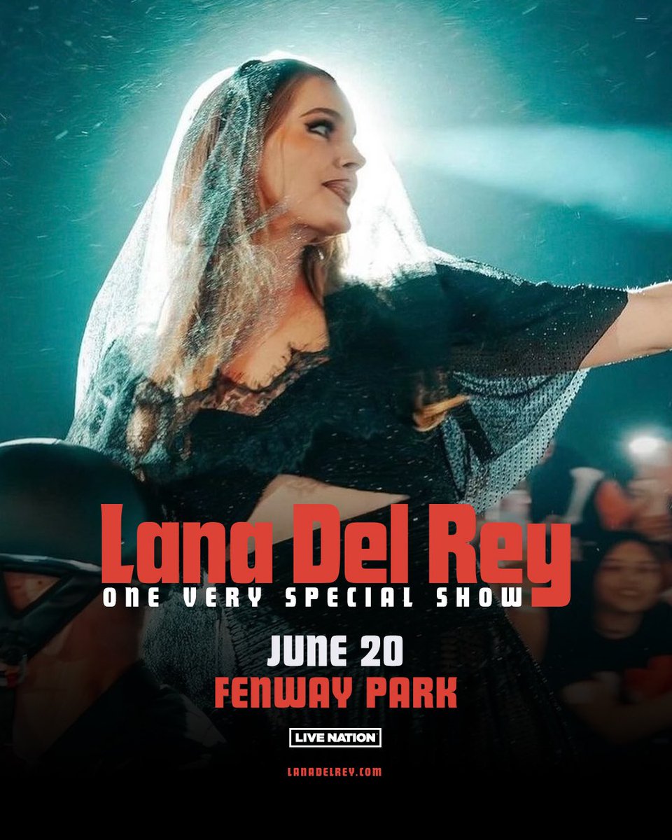 Lana Del Rey To Headline Fenway Park – Presale Codes Sent To Mailing List Subscribers grimygoods.com/2024/05/06/lan…