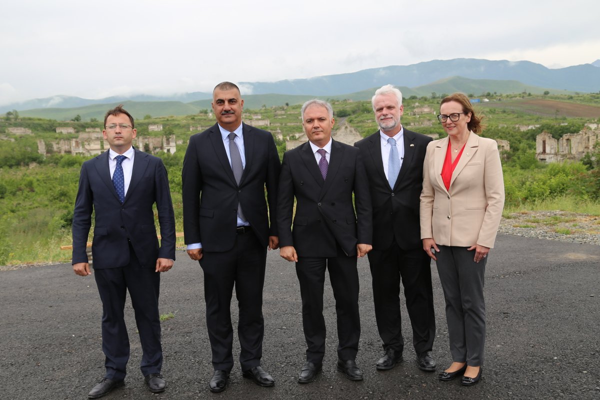 “We were deeply moved seeing the extent of destruction but also the reconstruction efforts in Fuzuli. The United States has contributed more than $1.5 billion to Azerbaijan since its independence through @USAID, @StateDeptPM, @StatePRM , and many other agencies and international