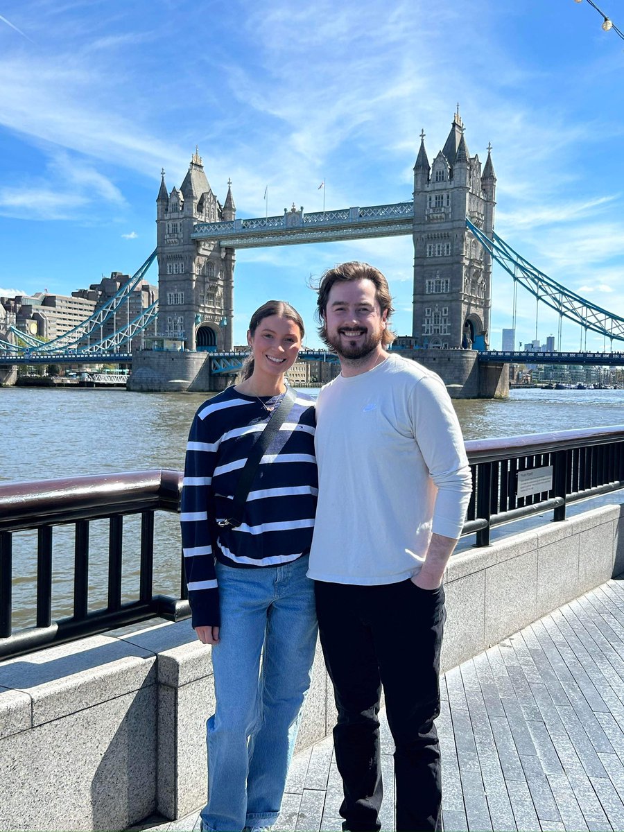 @DailyPicTheme2 In #London today a #terrific couple… my son and his girlfriend enjoying the city for the extended weekend…. 🙏(not my photo obviously 🫣) #Proudparents