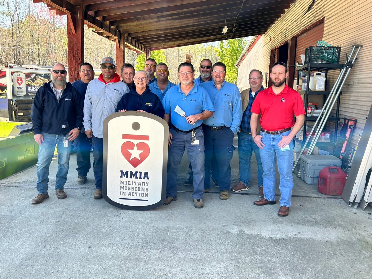 All our @DominionEnergy offices in #NC are engaging in group volunteer activities this year to give back. Our Apex office employees volunteered with Military Missions in Action, an organization that helps homeless veterans.  Learn more about MMIA: militarymissionsinaction.org