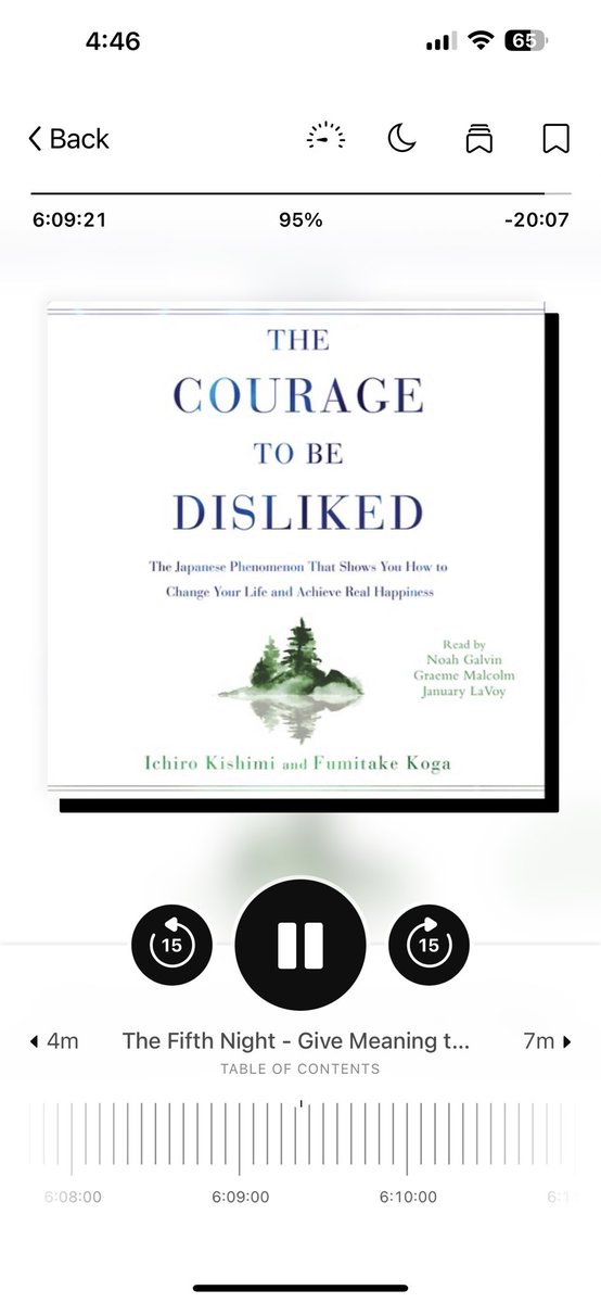 I def suggest listening to this book if you are on a soul searching journey or in a moment of feeling lost #goodreads