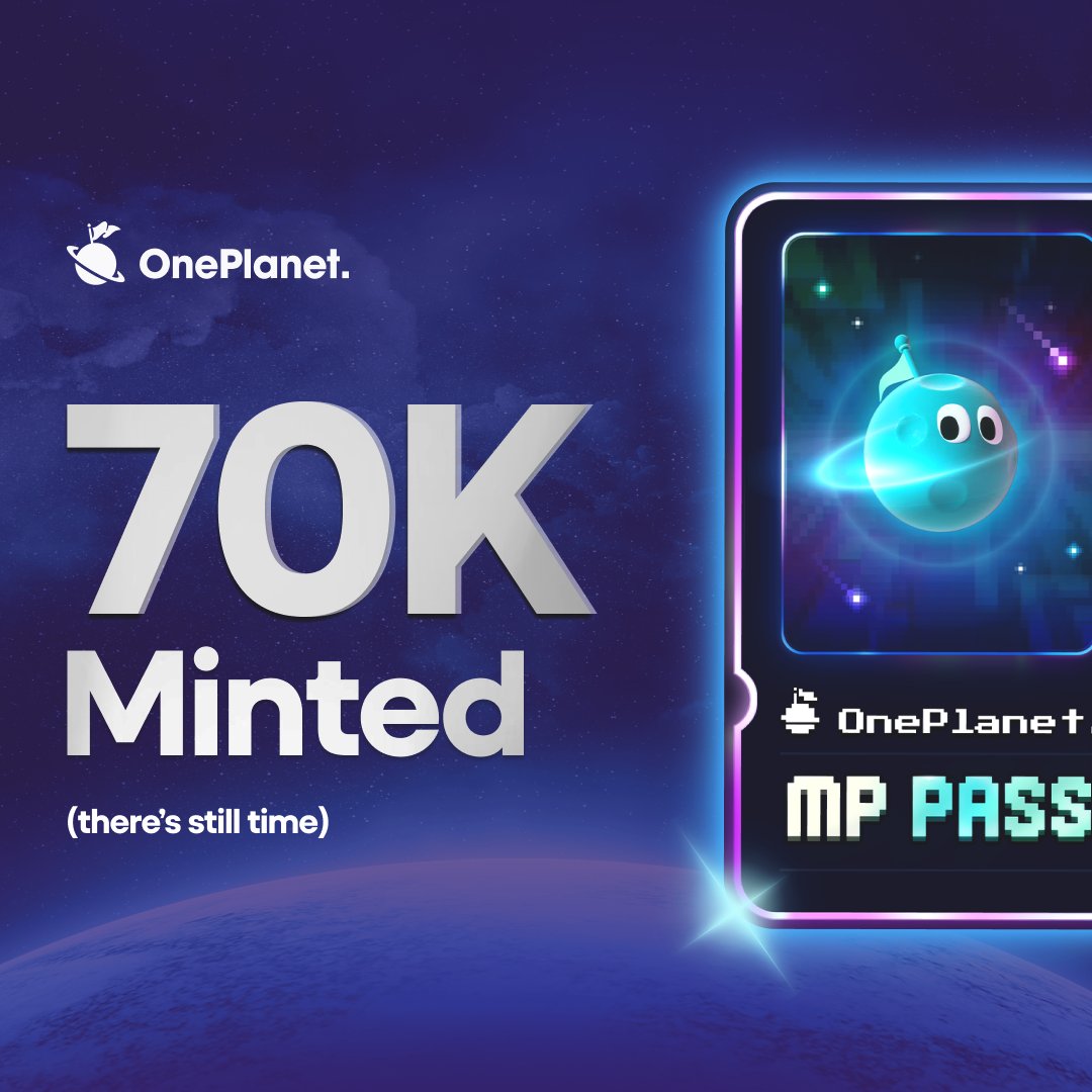 🪐 It's not too late to mint your FREE PASS to claim Mission Points and be ready for the $CH1P #AIRDROP! Mint as many as you can (max. 1 a day) to also unlock exclusive rewards by the end of the airdrop! 🔥 MORE POINTS=MORE $CH1P 👉 MINT: oneplanetnft.io/launchpad ⬇️ More Details