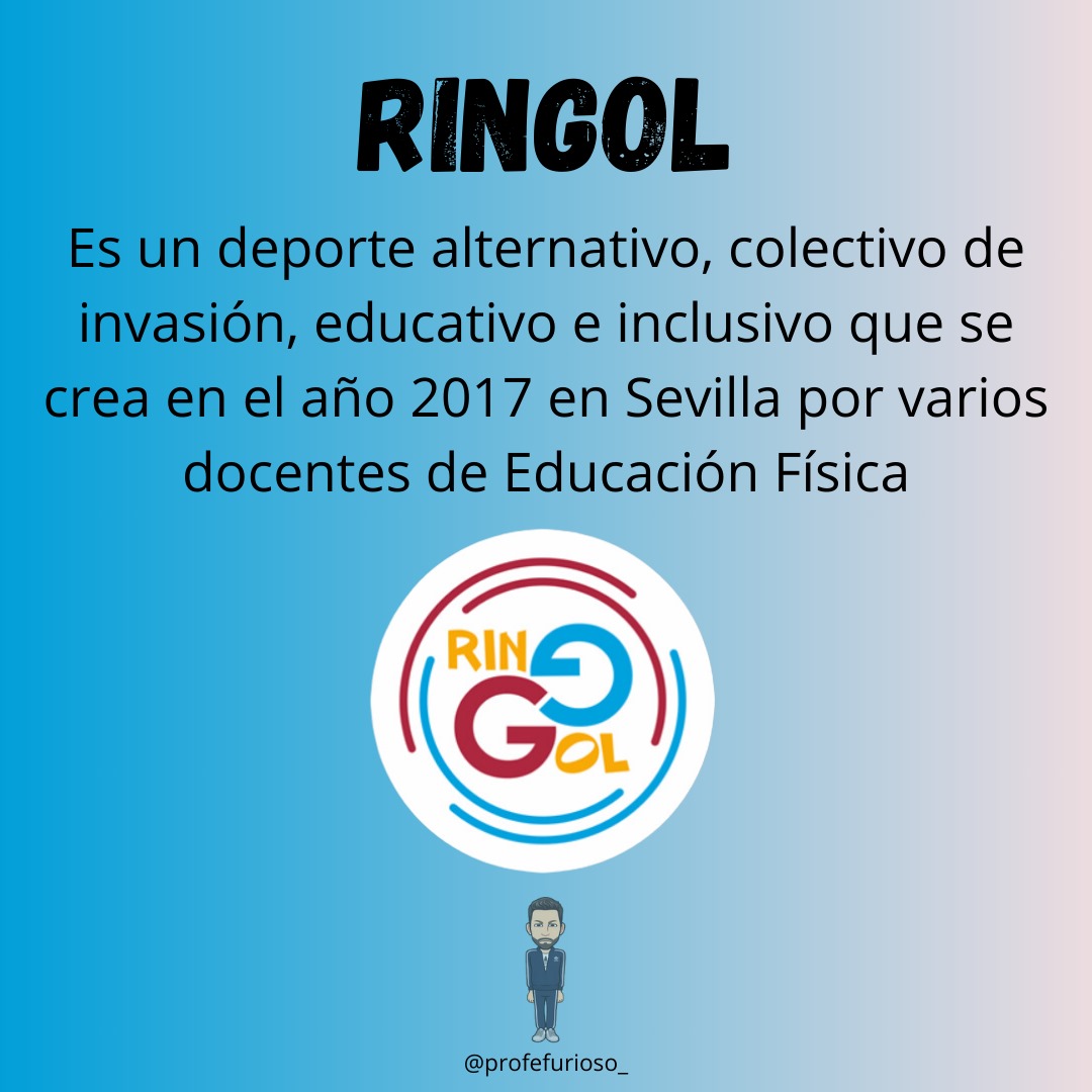 Hoy en el #TAPADA #Edufis toca hablar sobre el tercer deporte del Grupo 1: el 𝗥𝗜𝗡𝗚𝗢𝗟, creado en Sevilla en el 2017 por docentes de EF 

Hilo con información para iniciarse a practicar este deporte en tus clases de #EducaciónFísica 🧵👇🏻 

PD: Se agradece la difusión 📢