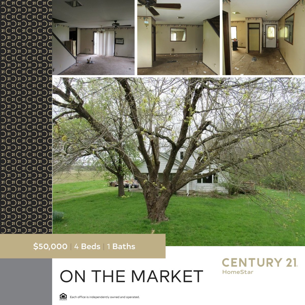 New Listing!  Investment opportunity.   This home has 4 bedrooms, an over sized 2 car garage and no basement.  Come and see. 

#investmentproperty #investment #newlisting #listingagent #sellersagent #realestateagent #letusbringyouhome