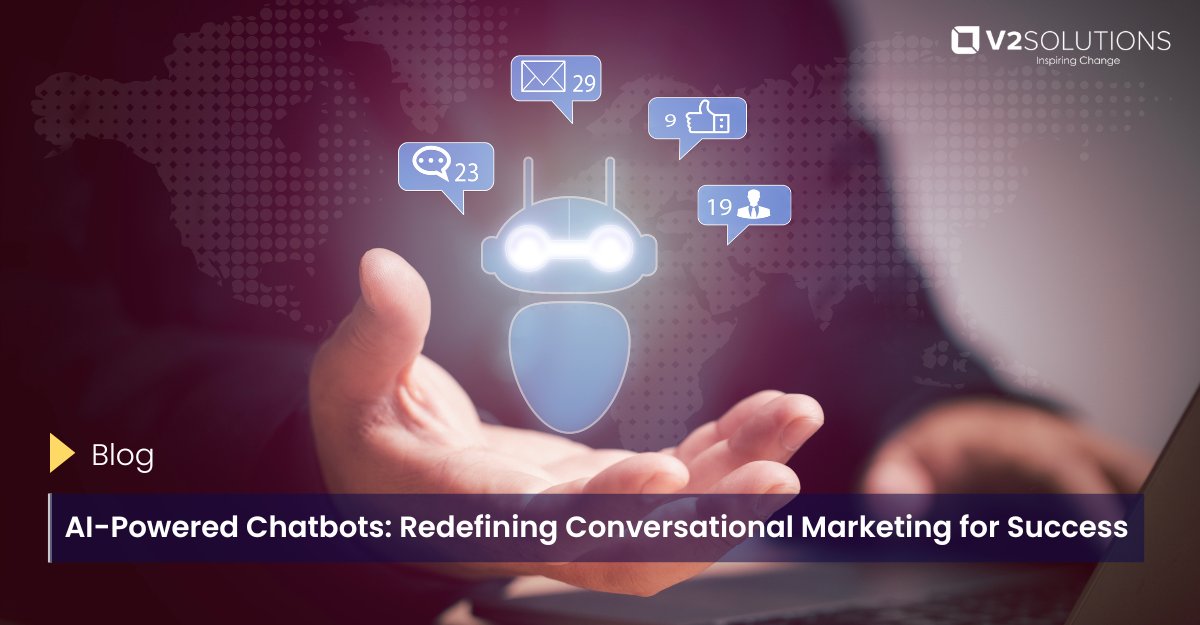 Unlock the power of chatbots in your marketing strategy! v2solutions.com/chatbots-conve…

Our latest blog explores how chatbots are revolutionizing customer interactions, enhancing experiences, and driving sales across industries. 

#TechInnovation #ConversationalMarketing #Engagement