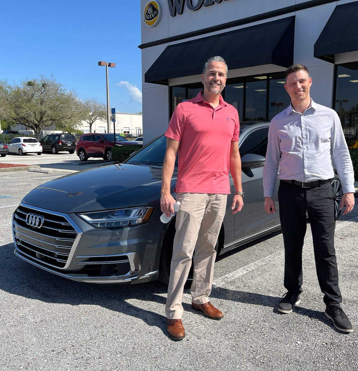 Congratulations Ross on your new 2019 Audi A8! Thank you for trusting Maciej and the rest of the World Imports USA Team with your purchase! #Audi #WorldImportsUSA #A8 #AudiA8 #Jacksonville