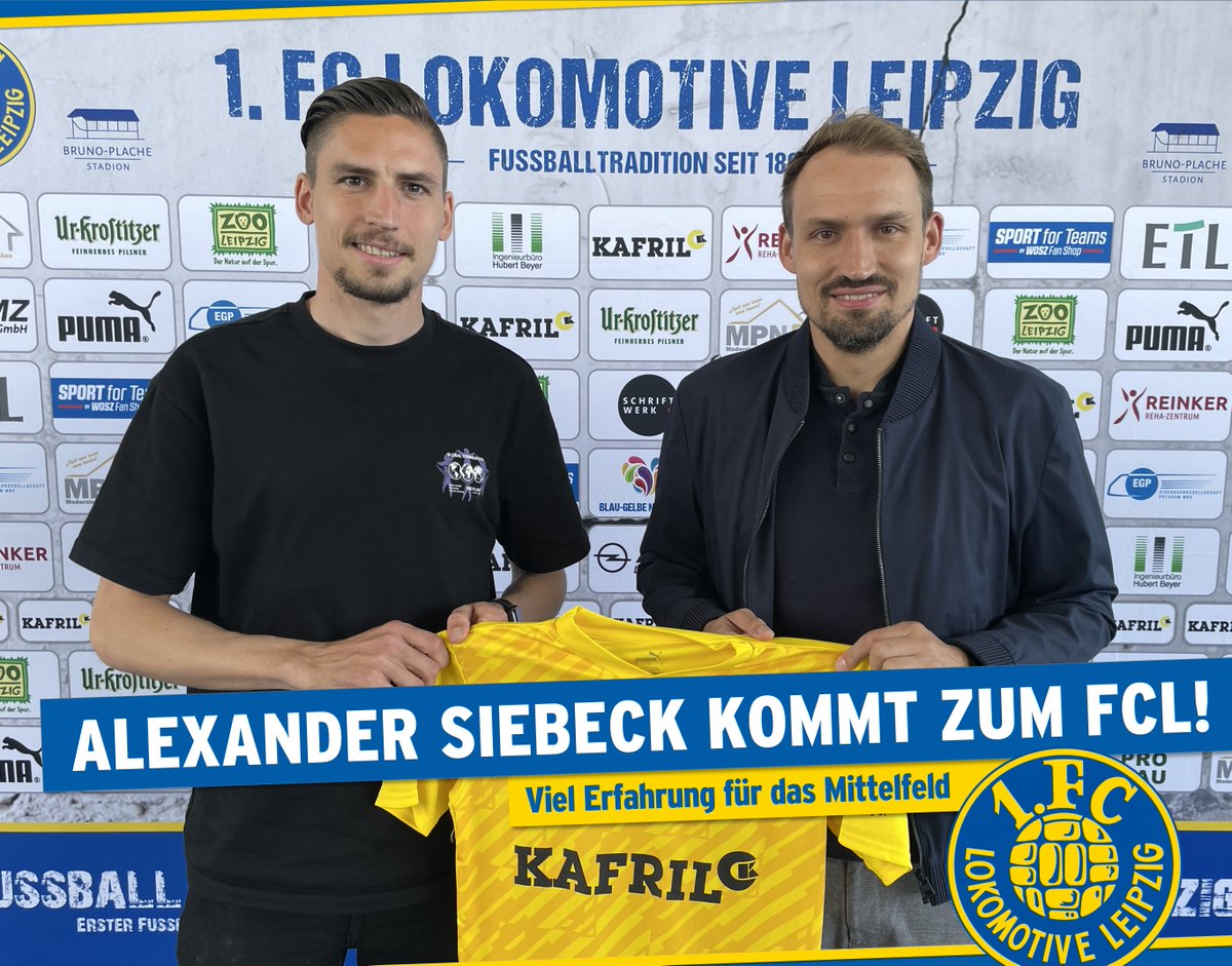 ALEXANDER SIEBECK KOMMT ZUM 1. FC LOK! Die erste Spieler-Neuverpflichtung für die kommende Saison ist in Sack und Tüten. Der 1. FC Lok verpflichtet Alexander Siebeck vom BFC Dynamo. Alle Infos: lok-leipzig.com/news/detail/al… #fußballpur #lokleipzig