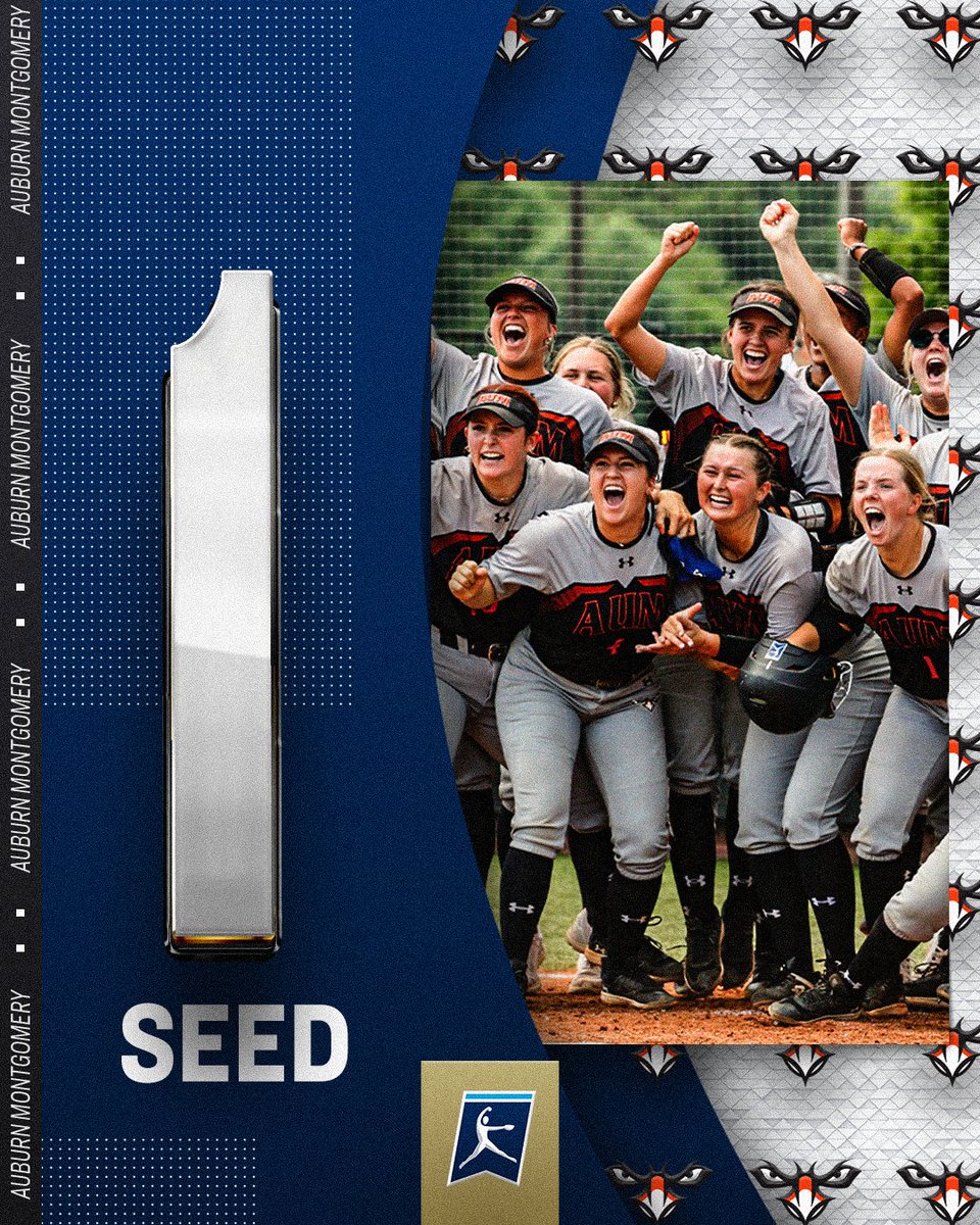 NCAA Division II (@ncaadii) on Twitter photo Representing the South Region as the No. 1๏ธโฃ seed, <a href="/AUMWarhawksSB/">๐ฅAUM Softball</a>!
#MakeItYours | #D2SB Representing the South Region as the No. 1๏ธโฃ seed, <a href="/AUMWarhawksSB/">๐ฅAUM Softball</a>!
#MakeItYours | #D2SB