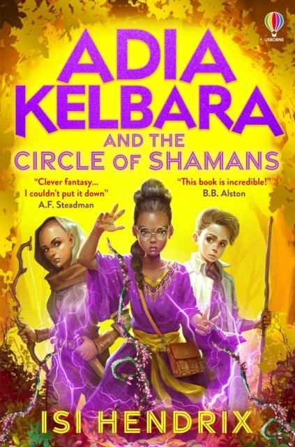 Adia Kelbara And The Circle Of Shamans Joining forces with a snarky goddess, a 500-year-old warrior girl and an annoying soldier-in-training, Adia must travel through hidden realms to save her kingdom. anewchapterbooks.com/product-page/a… @Usborne