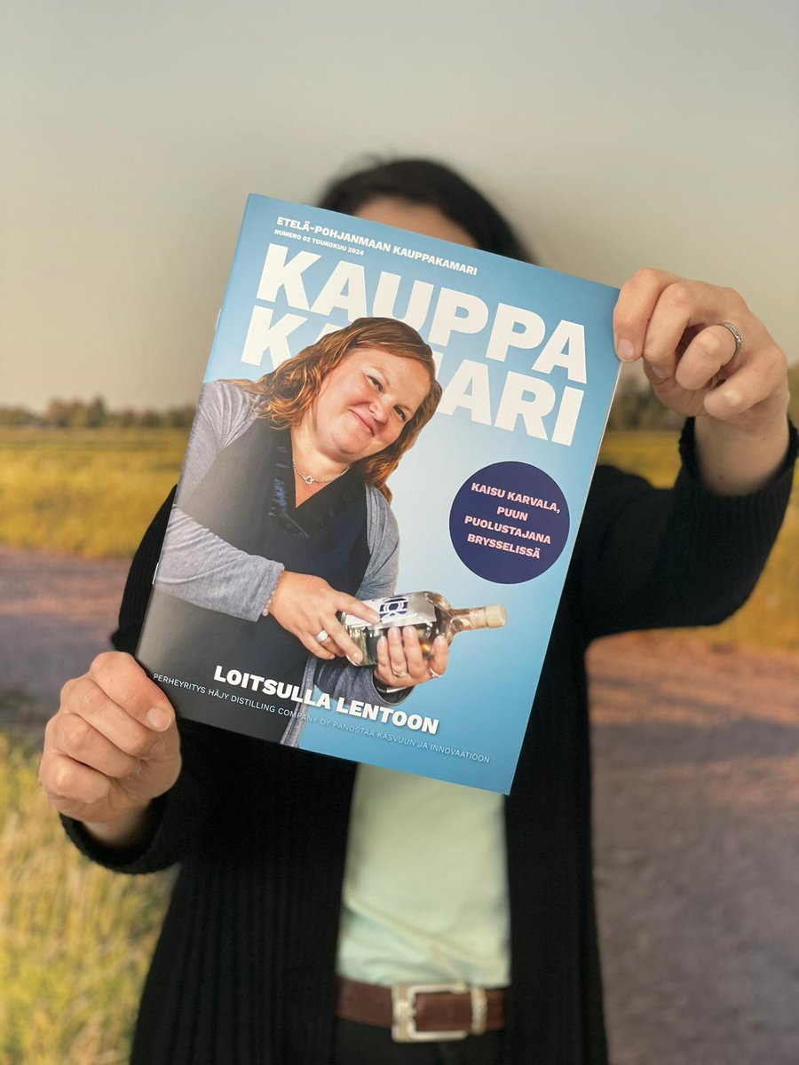 Uusin kauppakamarilehti on julkaistu! 

Käy lukemassa kauppakamarin ajankohtaisimmista uutisista ja koulutustarjonnasta. Mukana myös yritystarinoita ja teema-artikkeli!

Lue täältä: etela-pohjanmaankauppakamari.fi/wp-content/upl…

#epkauppakamari #kauppakamarilehti