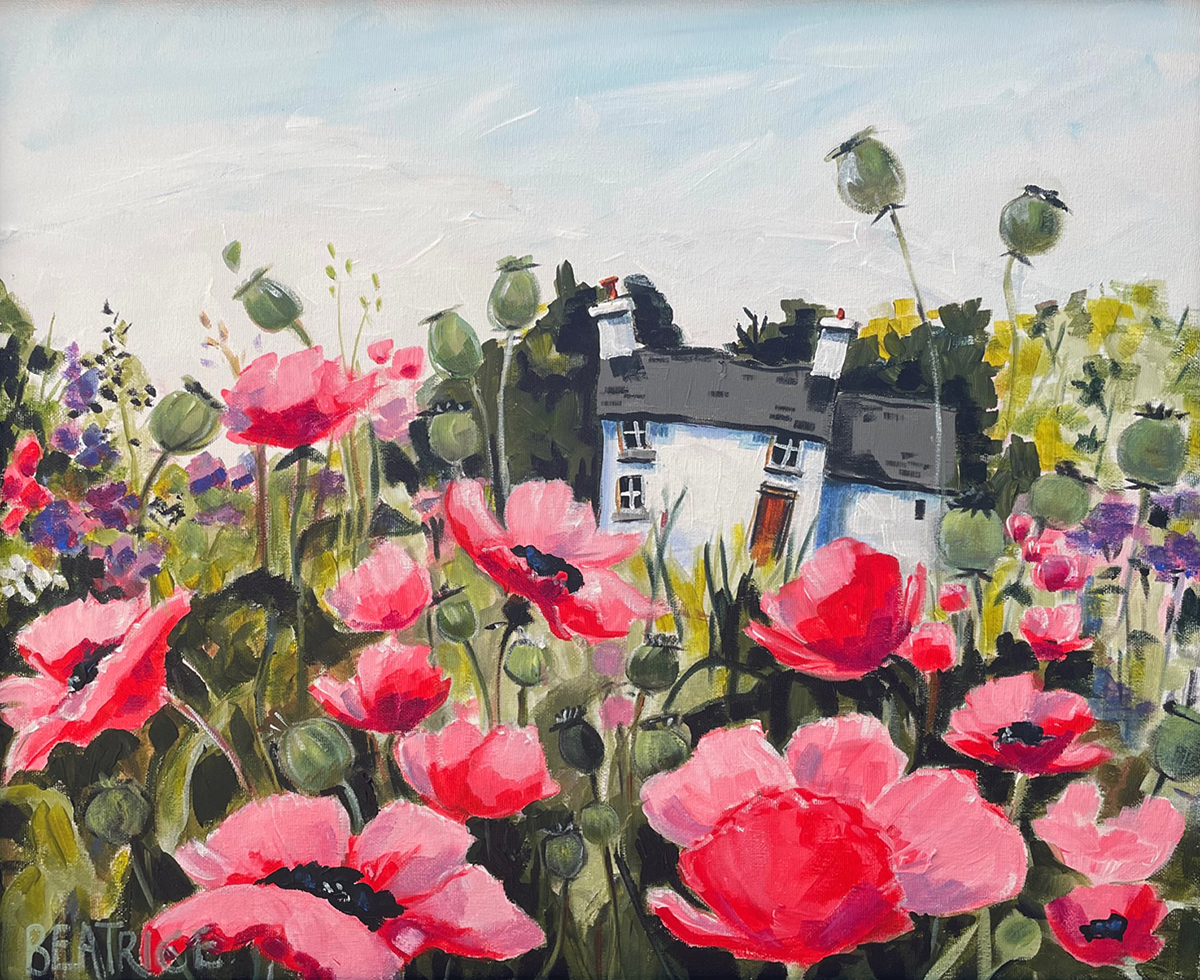 Happy Bank Holiday Monday! A few new paintings by Beatrice Williams have arrived with us in her usual fun and joyous style. Call in to see them or see more here orielmimosa.com/beatrice-willi…