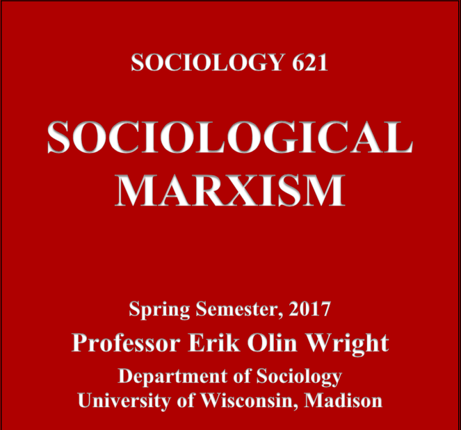 Bu yaz Erik Olin Wright'ın Wisconsin'daki efsanevi Sosyolojik Marksizm dersi için hazırladığı bu listeyi bitirmeyi hedefliyorum. Okumaların önemli bir kısmı Türkçe'ye çevrildiği için paylaşmak istedim. Tek sorun syllabus'un bile 87 sayfa olması. 🙂

drive.google.com/file/d/1Q64aPn…