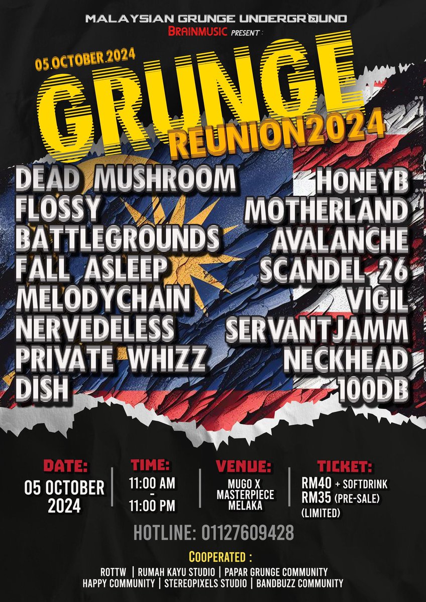 Grunge Reunion 2024 di Melaka
Jumpa di Melaka Grungers sekalian \m/