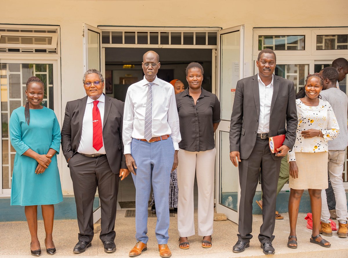 Anything for the UniPod! The team is always prepared. During the South African delegate's visit today, the UniPod Team was honored to welcome Ambassador Adv. Mahlodi Muofhe, Prof. John A. Akec, and Dr. Christopher Tombe-Dean, School of Applied and Industrial Sciences, UoJ.