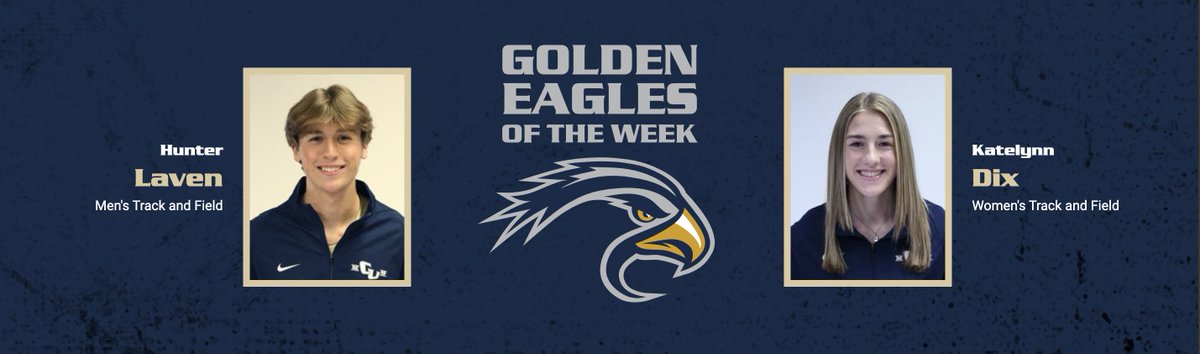 Here is our second to last @CornerstoneU Golden Eagles of the Week! Hunter Laven - WHAC Champion in the Javelin with a PR of 53.13m Katelynn Dix - WHAC Champion and a NAIA A Standard run in the 400m Hurdles at 1:03.41 #TogetherweSOAR