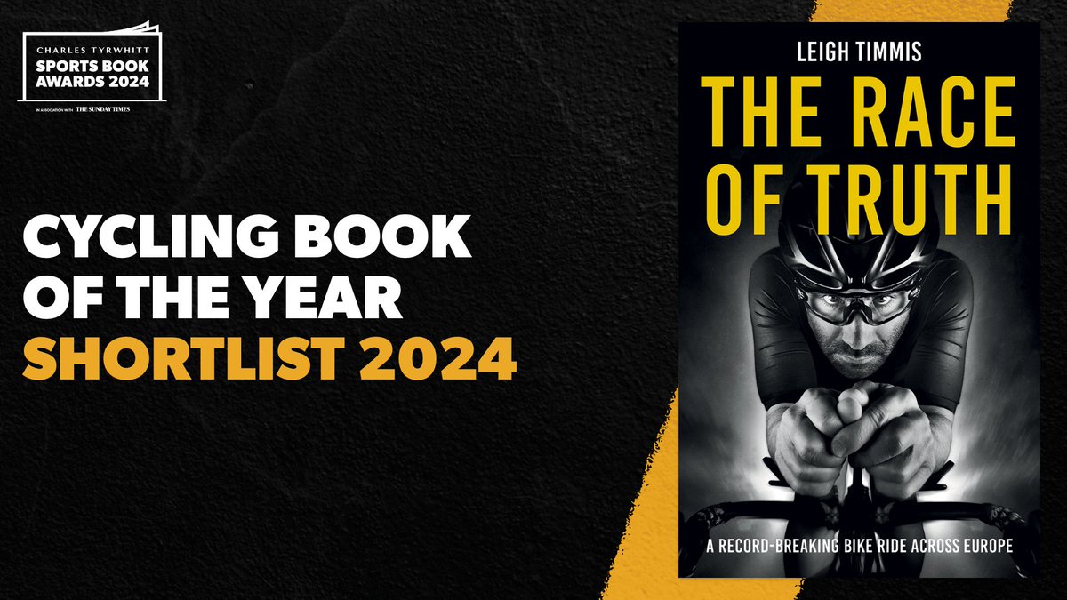 I’m delighted to be shortlisted for the @charlestyrwhitt @sportsbookawards for the Cycling Book of the Year. It’s wonderful to be nominated alongside a fantastic list of titles and for my book to be recognised in this way #CTSBA24 #ReadingForSport