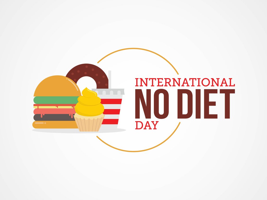 Indulge guilt-free today—it's International No Diet Day! Treat yourself to your favorite foods and celebrate body positivity! 🍔🍰🥤 #NoDietDay #Indulgence #BodyPositivity #internalmedicine #meridianms #mississippihealthcare
