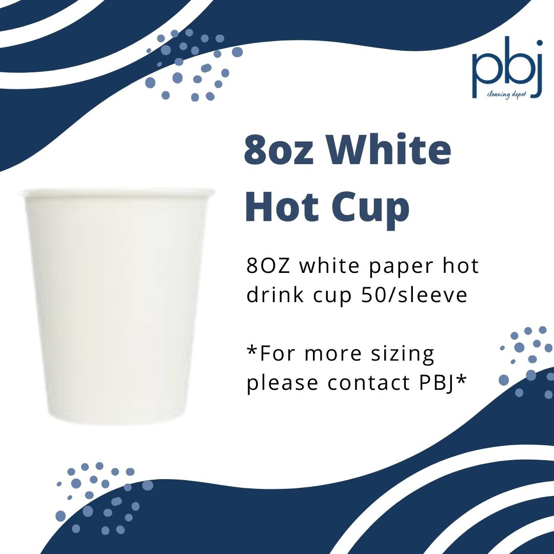 Looking for the perfect companion to hold your morning coffee or afternoon pick-me-up? Our 8 ounce white paper cup is here!

LISTOWEL - 519-291-6513
customersupport@cleaning-depot.ca

Walkerton- 519-881-2007
info@cleaning-depot.ca

Owen Sound & Hanover
1-800-939-3559