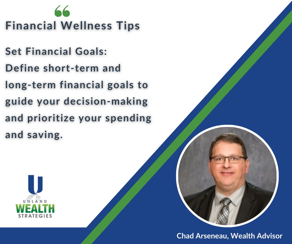 Financial Wellness Tips from #UnlandWealthStrategies
#PekinIllinois 
#FinancialAdvisor