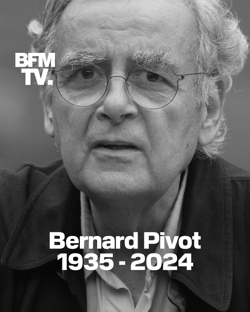 ⚫ ALERTE INFO Bernard Pivot est mort bfmtv.com/culture/mort-d…