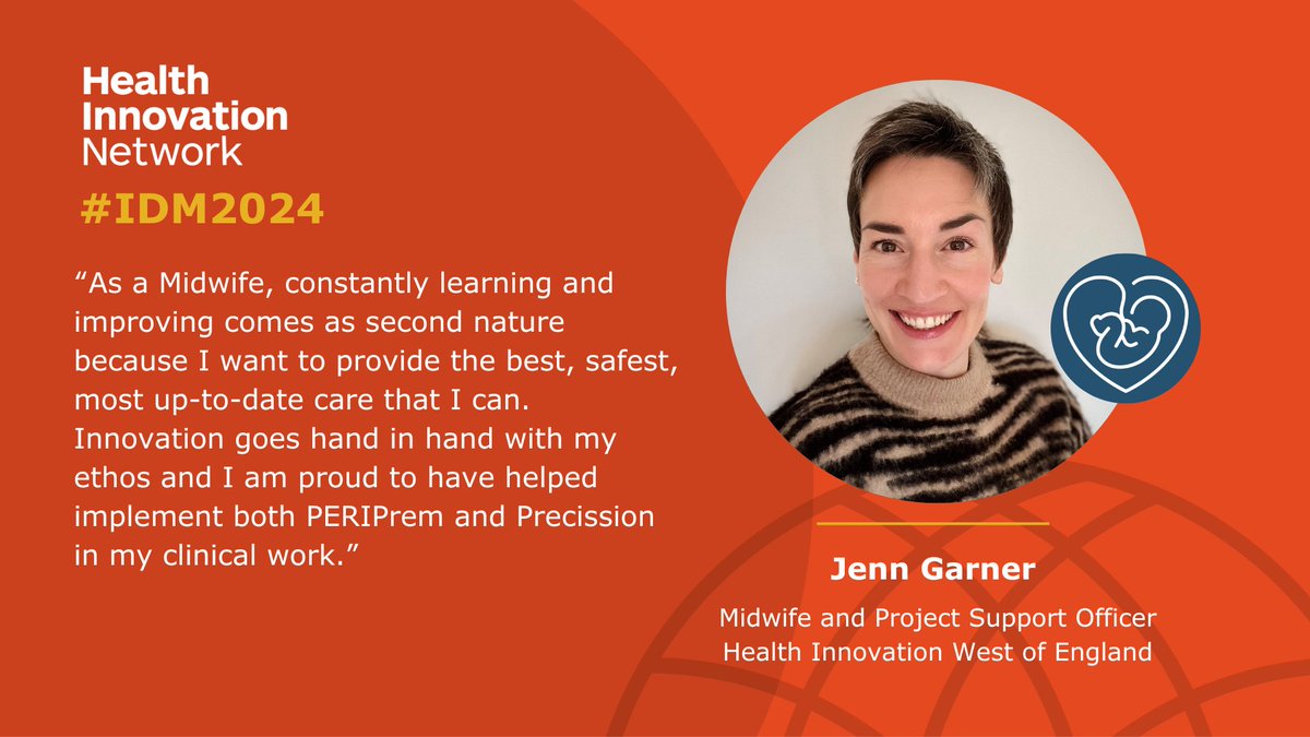 “As a Midwife, constantly learning and improving comes as second nature because I want to provide the best, safest, most up-to-date care that I can. Innovation goes hand in hand with my ethos...' Meet Jenn Garner, Midwife and Project Support Officer @HealthInnoWest #IDM2024
