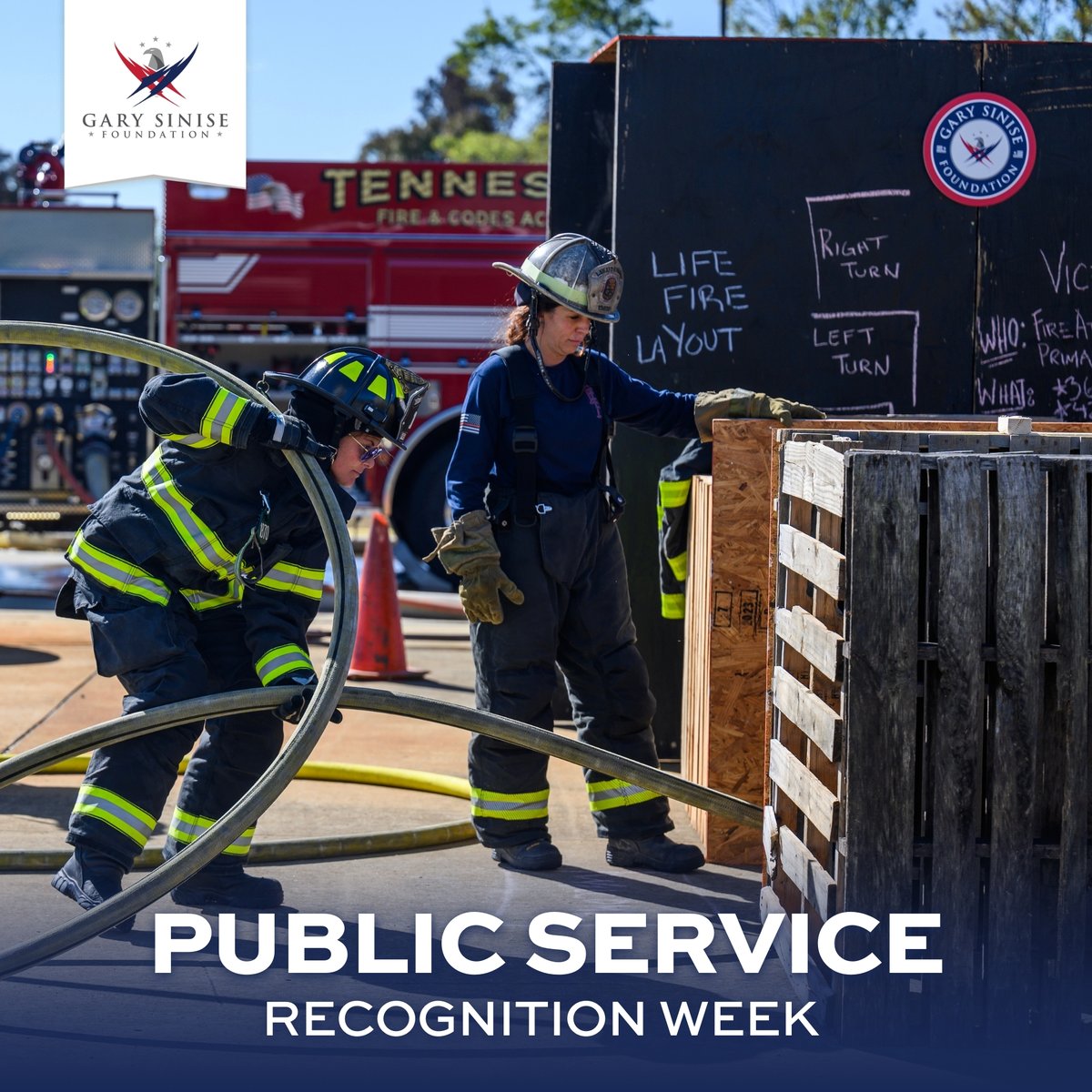 As we continue celebrating #PublicServiceRecognitionWeek, please join us as today as we honor our nation's incredible firefighters! We must never forget these local heroes who put their lives on the line daily to keep our communities safe.