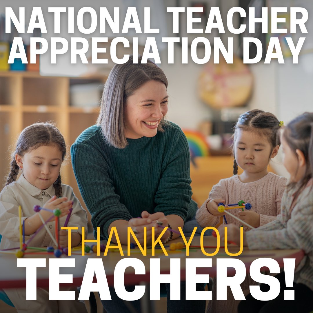 It’s National Teacher Appreciation Day! Give a shoutout to the teacher that had the best impact on your life!