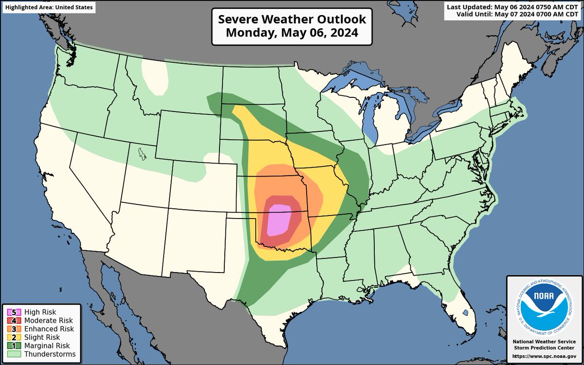 Today, the pink zone is anticipated to encounter extremely powerful storms, occurrences that happen only a handful of times in a lifetime at the local level. I'll be LIVE around 5PM ET. A 'members only' pre stream will start around an hour before. Don't be scared, be…