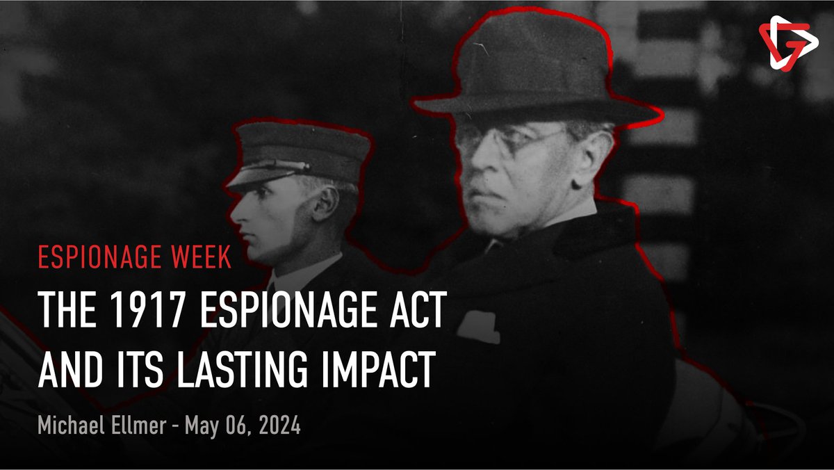 The 1917 Espionage Act and its Lasting Impact

#Espionage #EspionageAct #WoodrowWilson

Click on the link to find out more!
greydynamics.com/the-espionage-…