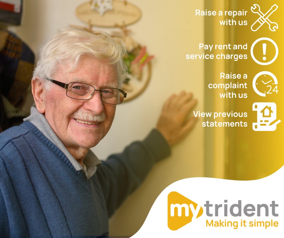 Make it simple with MyTrident🏡 Sign up today to access a one-stop shop of all your property needs. tridentgroup.org.uk/residents/mytr… With our portal, you can: Pay Rent✔️ View Statements✔️ Raise Complaints✔️ Book repairs✔️ 24hr Service✔️ And much more..